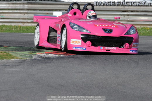 2008-04-26 Monza 0053 THP Spider Cup - Corentine Quiniou